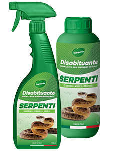 Disabituante repellente serpenti spray granulare Disabituante repellente serpenti spray granulare