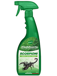 Disabituante repellente spray scorpioni