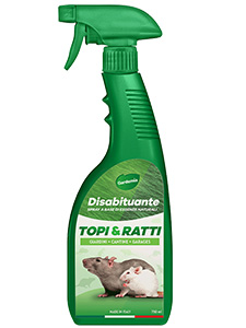 Disabituante repellente spray topi ratti